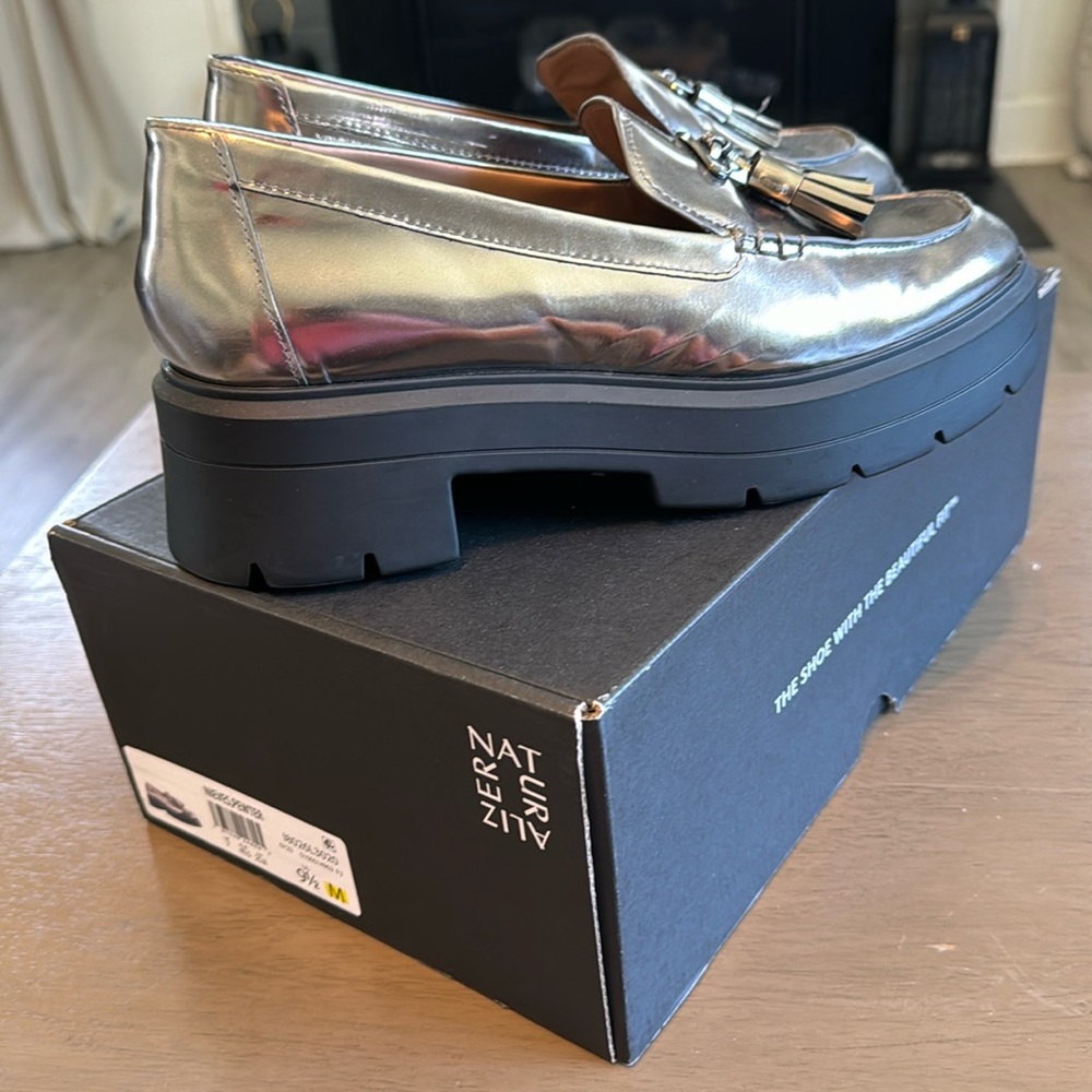 Naturalizer Chunky Metallic Loafer
